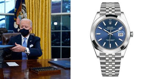 biden inauguration watch rolex|Joe Biden, Watch Geek in Chief .